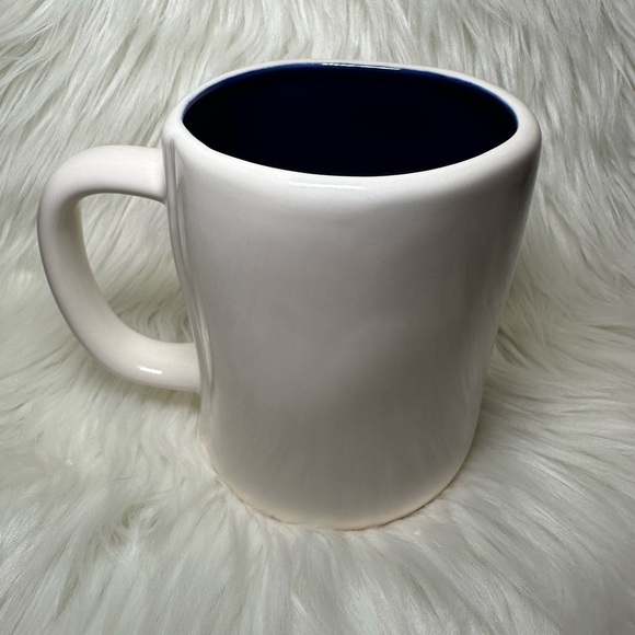 Rae Dunn Bliss Mug with blue interior - Picture 3 of 4